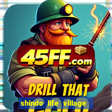 shindo life village blaze private server codes